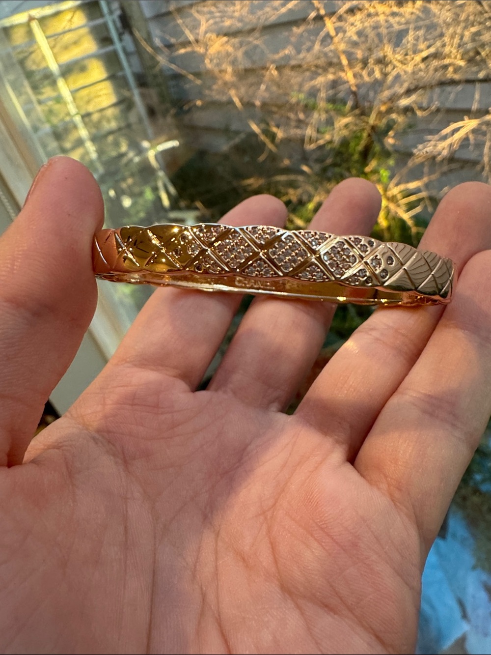 CC Style Coco Crush Quilted Bangle Bracelet
